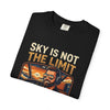 Aviation Pilot T‑Shirt — “Sky Is Not The Limit” Vintage Cockpit Graphic