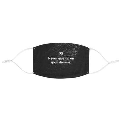 Inspirational Fabric Face Mask | Motivational Quote Mask | Never Give Up Face Covering, Gift for Dreamers, Positive Vibes Mask, [...]