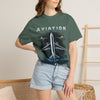Aviation Graphic T-Shirt — 'Aviation: Life in the Sky' Airplane Tee for Pilots & Travel Fans
