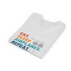 Youth Tee — "Eat. Sleep. Airplanes. Repeat." Kids Aviation T‑Shirt
