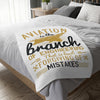 Aviation Is the Branch of Engineering Blanket — Pilot & Aeronautical Engineer Gift Microfiber Throw