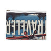 Sky Traveler Accessory Pouch - Vintage Airplane Design, Perfect for Travel and Adventure Lovers