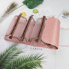 Folding travel wash bag