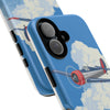 Vintage Airplane Phone Case | Tough Cases, Aviation Gift, Pilot Accessory, Cloud Design, Unique Phone Cover