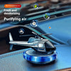 Metal Solar Helicopter Auto Perfume Rotating Vehicle Interior Decoration