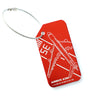 A380 Aluminum Alloy Boarding Pass Luggage Anti-lost Tag