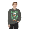 Cool Duck Graphic Sweatshirt, Unisex Sweatshirt, Casual Wear, Streetwear Style, Unique Gift, Cozy Layering Essential