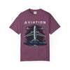 Aviation Graphic T-Shirt — 'Aviation: Life in the Sky' Airplane Tee for Pilots & Travel Fans