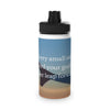 Inspirational Stainless Steel Water Bottle | Motivational Gym Hydration Gear, Travel Companion, Fitness Gift, Outdoor Adventure
