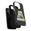 Dynamic Phone Case with Motivational Design - Aim High, Fly Higher!
