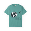 Travel Couple T-Shirt — "Different Places, Same Soul" Globe & Plane Tee