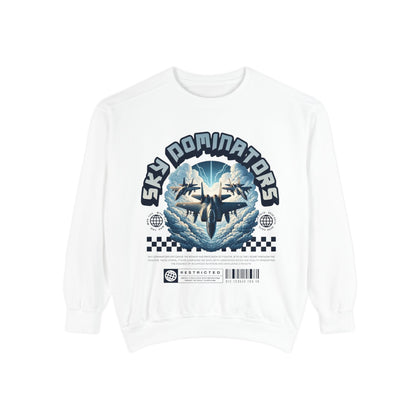 Sky Dominators Unisex Sweatshirt | Perfect for Aviation Lovers, Casual Wear, Gifts, Retro Style, Unique Designs