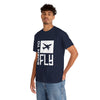 Born to Fly T-Shirt — Casual Classic Tee for Aviation Lovers
