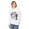 Travel Hoodie — "Travel More, Worry Less" Mountain Adventure Pullover