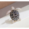 Four-color Epoxy Turtle Brooch
