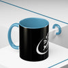 Pilot Pup Coffee Mug — Black Accent Ceramic Mug with Aviator Dog Design (11/15oz)
