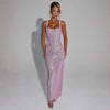Fitted Off The Shoulder Sequin And Rhinestone Bodycon Dress