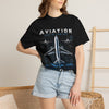 Aviation Graphic T-Shirt — 'Aviation: Life in the Sky' Airplane Tee for Pilots & Travel Fans
