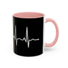 Pilot Heartbeat Coffee Mug — Airplane ECG Travel Lover Gift (11/15oz)