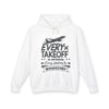 Aviation Hoodie — "Every Takeoff Is Optional, Every Landing Is Mandatory" Pilot Sweatshirt