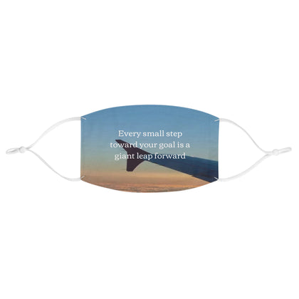 Inspirational Fabric Face Mask - Motivational Quote, Travel Accessory, Stylish Safety Gear, Unique Gift for All Occasions