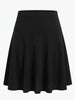 High-waisted Athletic Skirt A-line Silhouette Figure-flattering