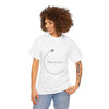 Travel Tee — “Where to next?” Airplane Graphic T‑Shirt