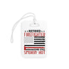 Retired Firefighter Luggage Tag – "Retired Firefighter and Still Smokin' Hot" Travel ID