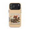 Adventure-Themed Phone Case, Fly High, Discover New Heights, Cute Cartoon Design, Perfect Gift, Travel Accessories
