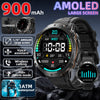 New X3 High-Definition Large-Screen Bluetooth Calling Health Monitoring Sports Mode Mens Smartwatch