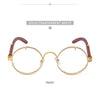 Men's Metal Round Frame Retro Sunglasses