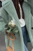 Caterpillar-style Long Coat Women's Faux Fur Jacket