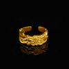 China Myth Dragon Opening Ring Antiques Gold Color LUCKY DRAGON Rings for Men Women Jewelry Birthday Christmas Gift