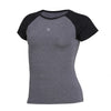 Vansydical Running Shirts Women's Yoga Tees Training Workout Short Sleeve Tops Quick Dry Sports Women Shirts