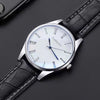 WOKAI high quality Chinese wind Jinlong Geely men's belt quartz watch Men's business sports students waterproof luminous clock
