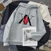 HUNTER X HUNTER Harajuku Pink Pullovers Casual Tops O-neck Women's Hooded Sweatshirt Student casua Hoodie Pullovers Long Sleeves