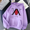 HUNTER X HUNTER Harajuku Pink Pullovers Casual Tops O-neck Women's Hooded Sweatshirt Student casua Hoodie Pullovers Long Sleeves