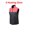 【Clearance】4 Zones Outdoor Heated Vest Women Electric Intelligent Heating Vest Jacket Slveeless Thermal Waistcoat Hiking Camping