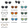 RBROVO Fashion Retro Sunglasses Men Brand Designer Oval Glasses for Men/Women Vintage Men Sunglasses Luxury Mirror Oculos De Sol