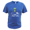 I Need Space Alien Tshirt UFO Cartoon Original Design Short Sleeved High Quality 100% Cotton T-shirt EU Size