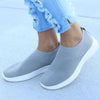 Women Shoes Knitting Sock Sneakers Women Spring Summer Slip On Flat Shoes Women Plus Size Loafers Flats Walking krasovki Famela