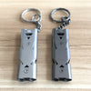 Emergency Survival Whistle Keychain for Hiking Camping Outdoor Sports Tools EDC gear Double Channel Whistle