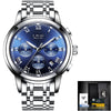 Relojes Hombre 2022 LIGE New Watches Men Luxury Brand Chronograph Male Sport Watches Waterproof Stainless Steel Quartz Men Watch