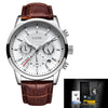Multifunction Mens Watches LIGE Top Brand Luxury Casual Quartz Watch Men Sport Waterproof Clock Silver Watches Relogio Masculino
