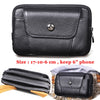 Fashion Quality Leather Small Summer Pouch Hook Design Waist Pack Bag Cigarette Case 6" Phone Pouch Waist Belt Bag 1609