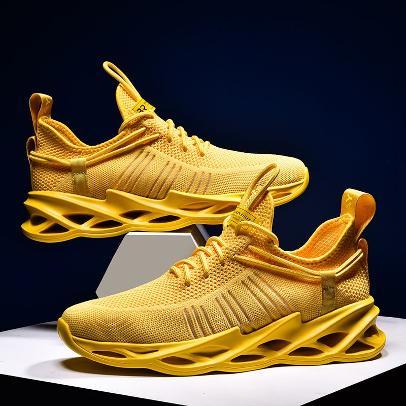 Mens gold store tennis shoes