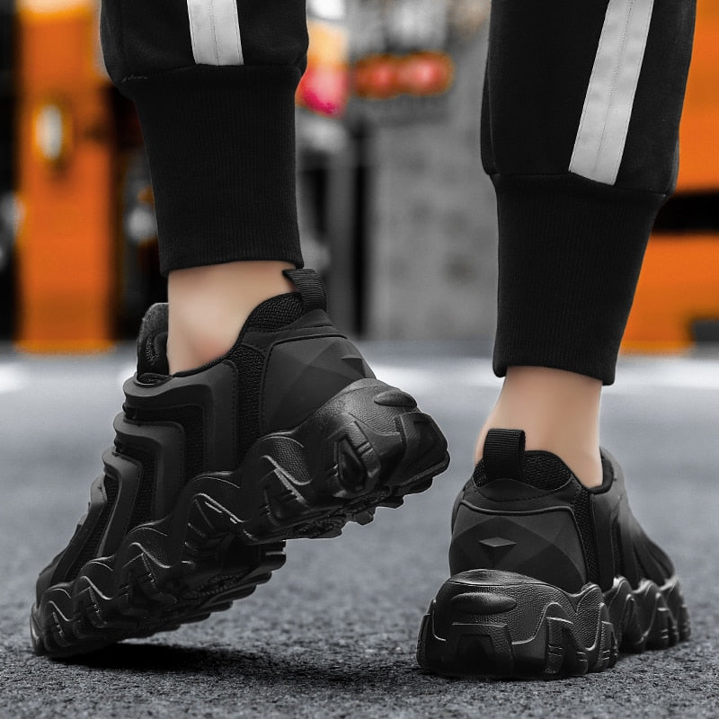 Mens black trainer style shoes outlet
