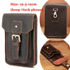 Fashion Quality Leather Small Summer Pouch Hook Design Waist Pack Bag Cigarette Case 6" Phone Pouch Waist Belt Bag 1609