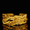 China Myth Dragon Opening Ring Antiques Gold Color LUCKY DRAGON Rings for Men Women Jewelry Birthday Christmas Gift