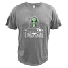 I Need Space Alien Tshirt UFO Cartoon Original Design Short Sleeved High Quality 100% Cotton T-shirt EU Size